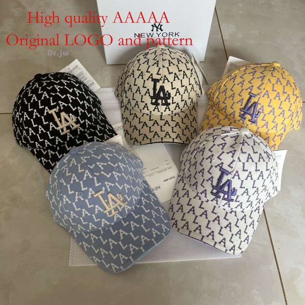 2024 Nuovo Hardtop per adulti Stampa completa LA Baseball Coppia Lingua d'anatra Edizione coreana Casual Versatile Cappello parasole