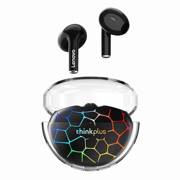 Original Lenovo LP80PRO Bluetooth 5.3 Jogos Magnéticos Sem Fio Correndo Esportes Fone de Ouvido Luminoso Earplug com Cancelamento de Ruído À Prova D 'Água DHL Grátis