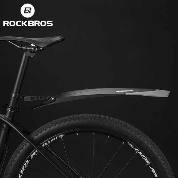 ROCKBROS Fender Mtb Gummi Schwanz Weiche MTB Fahrrad MTB Fahrrad Verbreitern Vorne Hinten Kotflügel Einstellen Jeder Winkel Fender Fahrrad Zubehör 240318