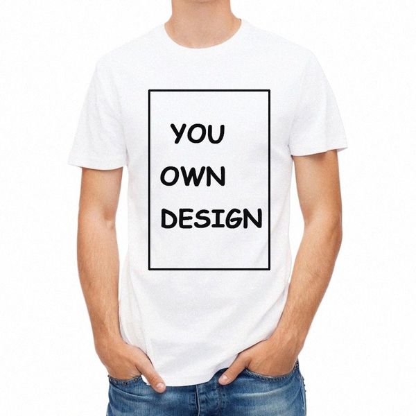 2022 imagem processando alta qualidade personalizado camisa masculina t imprimir seu próprio design/logotipo/código qr/foto casual tshirt v1ud #