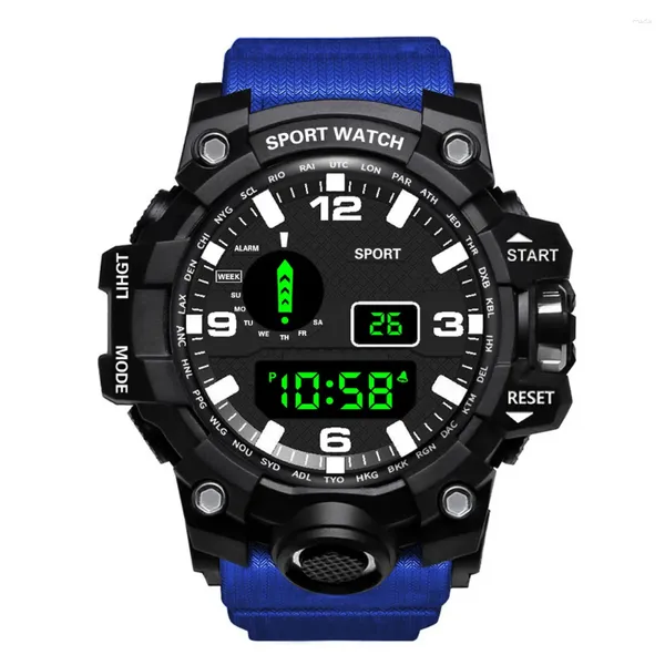 Relógios de pulso Yikaze LED Digital Watch Homens Esporte Relógios Fitness Eletrônico Multifuncional Militar Esportes Relógio Crianças Presentes