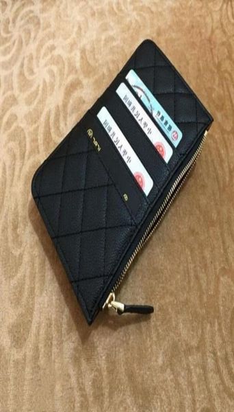 Handytasche Reißverschlusstasche Geldbörse xury VIP Geschenk Leder Kreditkarte Pariser Designer Namenshalter Null Geldbörse1838450