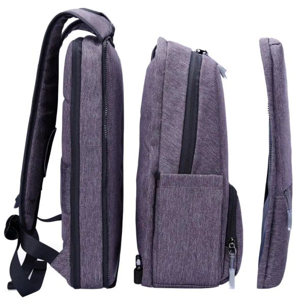 Mochila xqxa portátil 15.6 Polegada portátil mochila mudando estilo capacidade a qualquer momento mulheres homens luz saco fino para ipad ar 2 / pro / mini