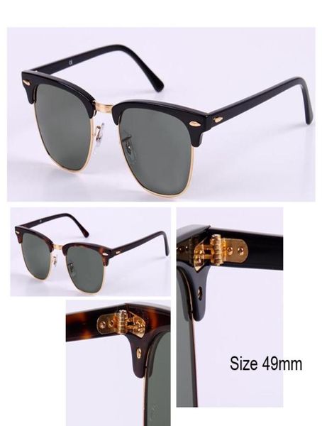 Marca de qualidade superior estilo clássico designer clube óculos de sol mestre mulheres homens retro g15 49mm 51mm lente óculos de sol gafas7348663