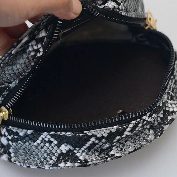 Omuz çantaları kadın çanta küçük çanta tote çanta bayanlar retro elçi çapraz gövde yılan derisi baskılar yuvarlak çapraz crossbody