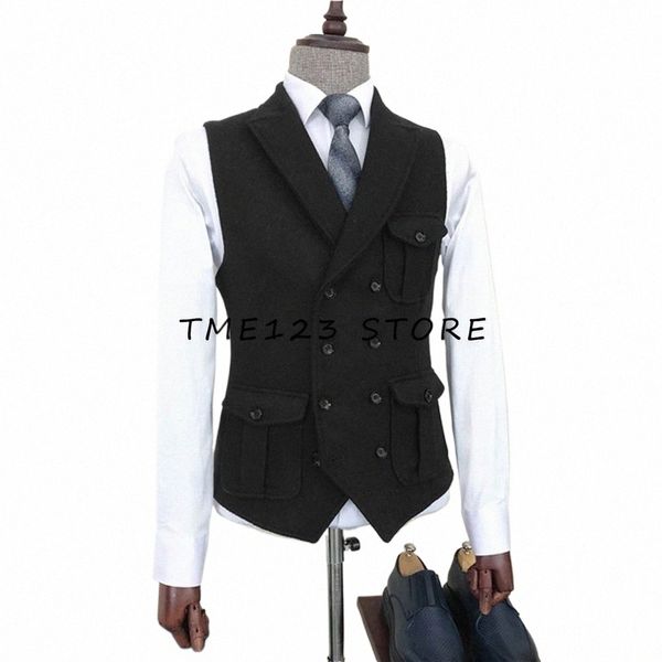 Terno dos homens Colete Roupas Masculinas Abotoaduras Steampunk Ternos Elegantes Homem Dr Coletes Formal Gilet Trabalhando Mens Sleevel Colete t0qb #