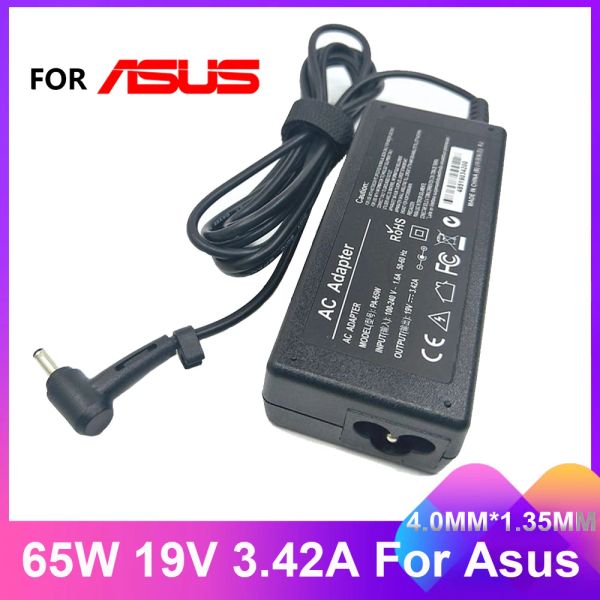 Caricabatterie 19v 3.42a 65W 4.0*1.35 Adattatore per laptop caricatore di potenza per Asus ZenBook UX32VD UX305CA UX31A X201E UX305F S200E ADP65DW