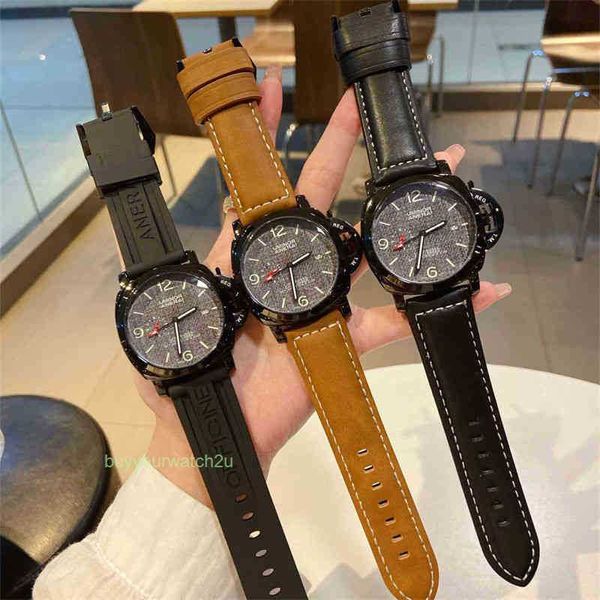 Relógios de luxo para homens relógio de pulso mecânico panerrais multi-função designer relógios de alta qualidade safira relógio de grande diâmetro j0ub