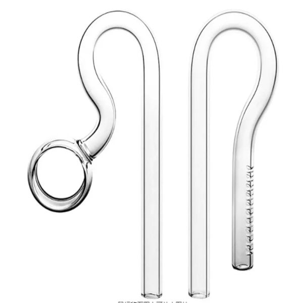 Accessori Acquario ADA Stile 13mm 17mm Lily Tubo di flusso di flusso del tubo di deflusso del tubo d'acqua di uscita di ingresso in vetro per filtro del serbatoio del pesce 12/16 mm