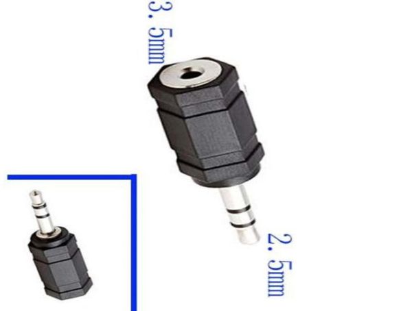 25 erkek ila 35mm kadın stereo mikrofon sesli kulaklık jakı adaptörü dönüştürücü5239709