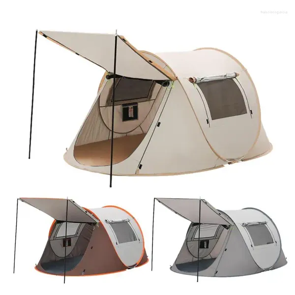 Tendas e abrigos para 2 pessoas Automático Up Tenda Dobrável Camping Um segundo conjunto rápido Sun Shade Proteção UV para viagens em família