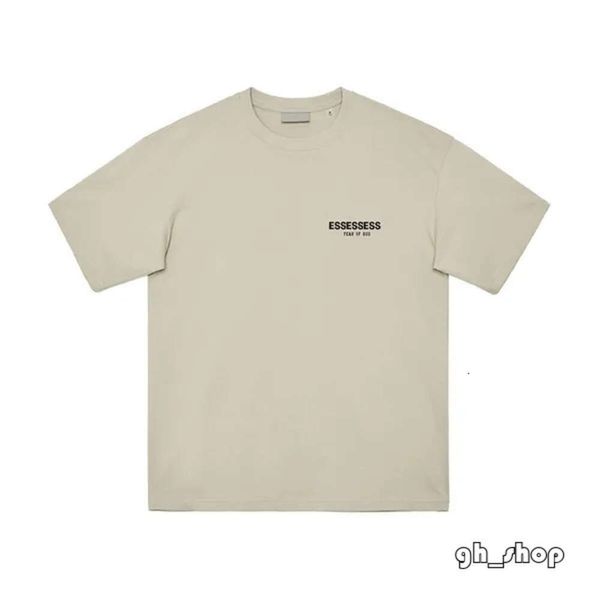 Рубашки для мужчин Дизайнерские футболки Essentialsweatshirts Дизайнерские футболки Мужчины Женщины Футболки высшего качества High Street Hip Hop View Рубашка поло Футболки Футболка 8538