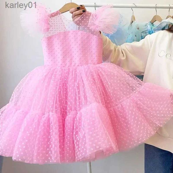 3-10y Bebek Kızlar için Kız Elbiseleri Parti Elbise Fantezi Yılbaşı Akşam Elbise Zarif Prenses Elbiseler Balo Gowns Çocuklar için Doğum Günü Düğün YQ240327