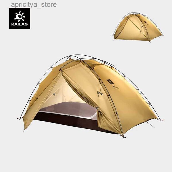 Tendas e abrigos KAILAS STUTUS Tenda de mochila ultraleve para 2 pessoas, camada dupla à prova d'água, à prova de vento, acampamento e caminhada, barraca de sobrevivência KT230310224327