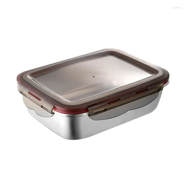 Geschirr-Sets, 220 ml, Edelstahl-Lunchbox, versiegelt – Aufbewahrungsboxen, Büro-Bento-Behälter