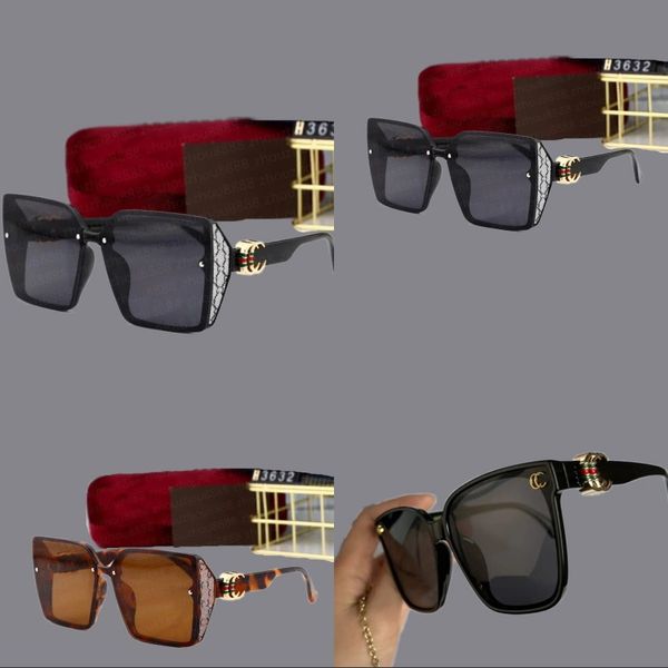 Óculos de sol de designer ao ar livre para mulheres clássicos carta óculos de sol de luxo proteção UV personalidade simples Sonnenbrille mens óculos de sol atacado GA0111 I4