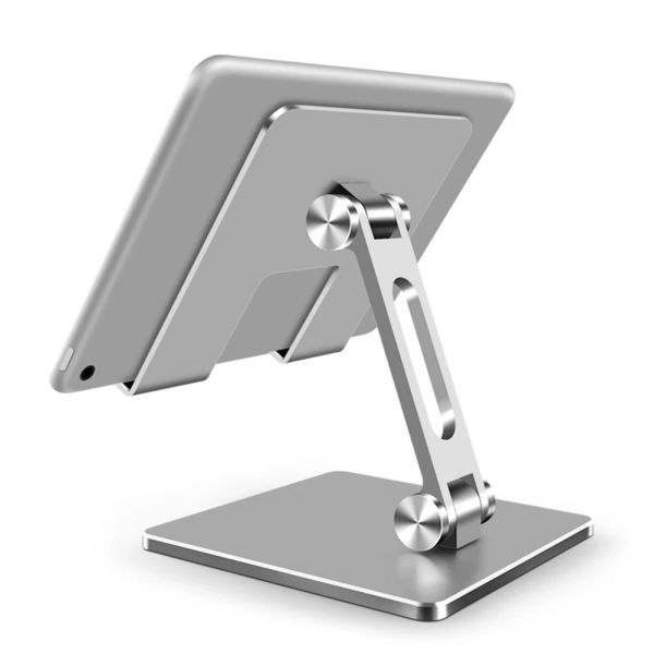 Steht Tablet Ständer Metall Desktop Verstellbarer Ständer Faltbarer Halter Dock Cradle Für iPad Pro 12,9 10,2 Air Mini Samsung Xiaomi Huawei