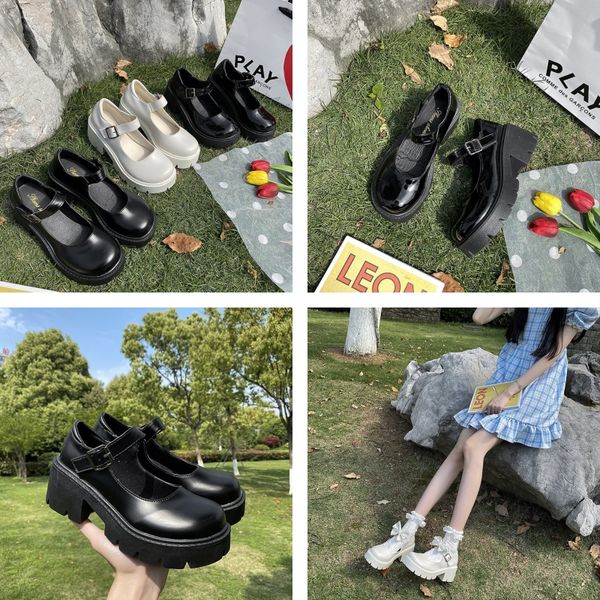 Kadın Tasarımcı Elbise Ayakkabı Yüksek Topuklu Ayakkabılar Orta Topuklu Slingback Pompası At Bitliği Vintage Kare Toe Mules Üst Sınıf Deri Parti Ayakkabıları Gai