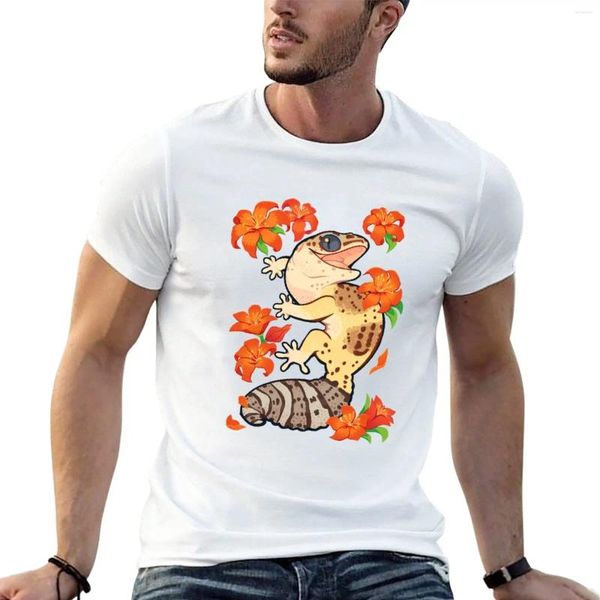 Regatas masculinas Fire Gecko camiseta verão top camisa de suor roupas masculinas