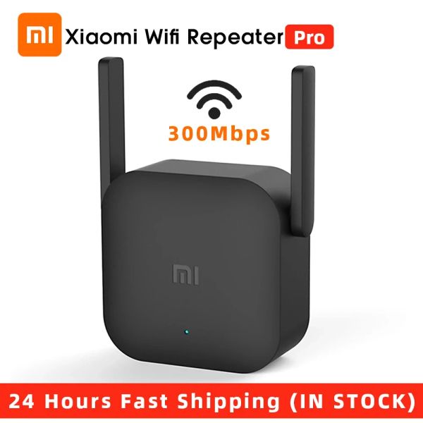 Маршрутизаторы Xiaomi WiFi Amplifier Pro 300 Мбит/с 2,4G Беспроводной повторитель 2*2 дБи антенна Расширитель диапазона Wi-Fi Усилитель сигнала для маршрутизатора Xiaomi