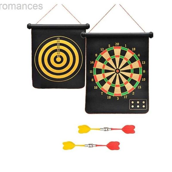 Darts Doppelseitige Roll-up Dart Board Set Dart Board Magnet Dart Board Spiel Kind Erwachsene Dart Mit Darts dropshipping 24327