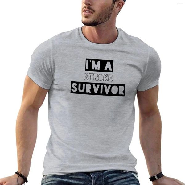 Herren Polos Survivor - Stroke T-Shirt Plus Size Tops Animal Print Shirt für Jungen Anime T Shirts Herren Pack