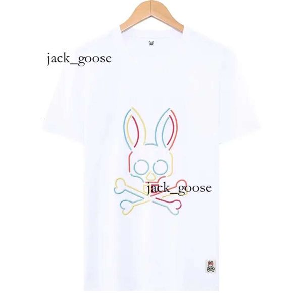 Physcho Bunny Rabbit Polo T-Shirt Designer Herren T-Shirt Trendy Fashion USA High Street Kurzarm T-Shirts Kleidung Streetwear Psychological Bunny Psyco Bunny 306