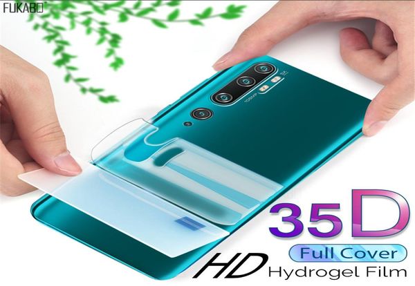 35D Vorne Hinten Hydrogel Film Für Xiaomi Redmi Hinweis 9s 8 Pro mi Hinweis 10 Pro Protector Für mi 10 9T Pro 10 Lite Nicht Glass7555415