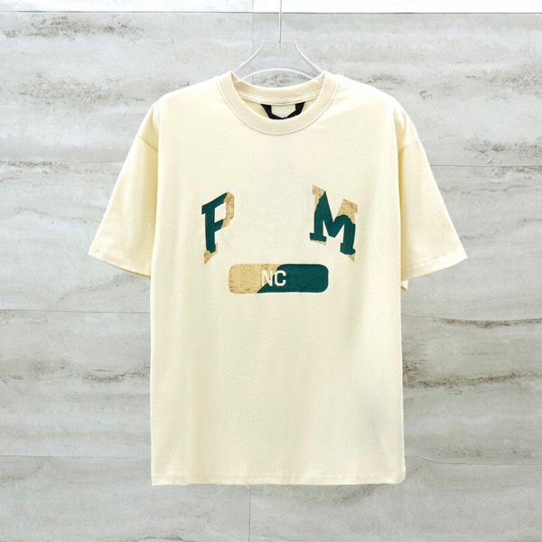 24ss Primavera Estate Europa Italia Camouflage Lettera Crack Stampa Tee Moda Uomo Skateboard Manica corta Maglietta Abbigliamento donna Casual Cotone Designer T-shirt 0327