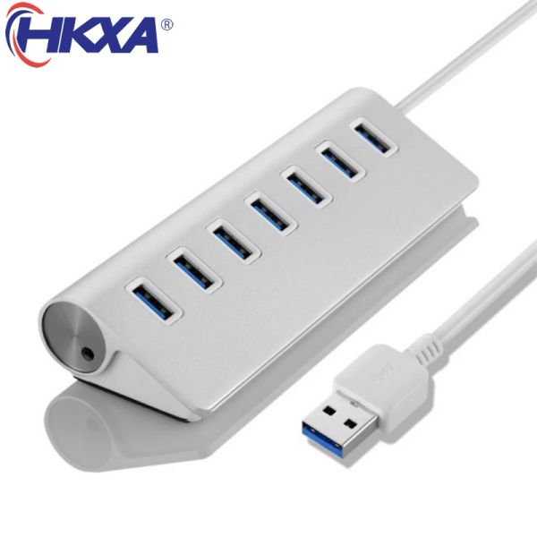 Hub USB HUB 3.0 Multi 4 7 porte con adattatore di alimentazione per Xiaomi MacBook Pro Air Computer PC Accessori per laptop Adattatore USB 3.0 Hab