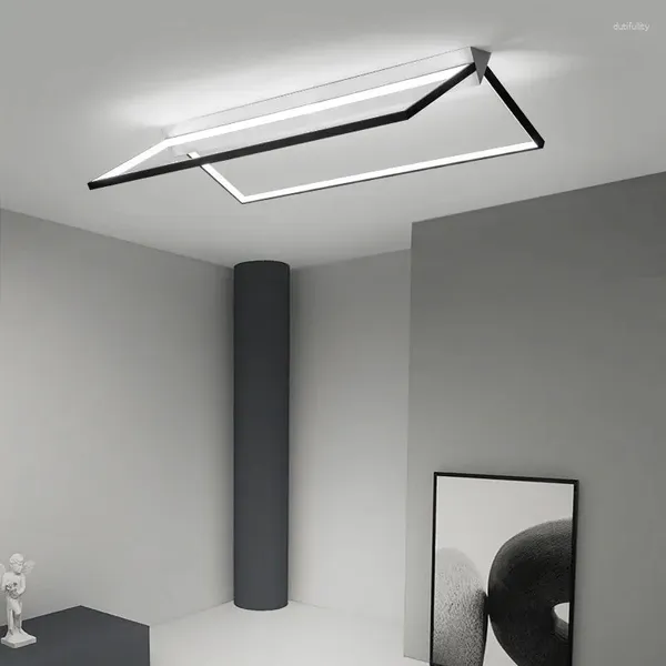 Deckenleuchten Moderne LED minimalistische geometrische Linien ästhetische dekorative Lampen Schlafzimmer Wohnzimmer Arbeitszimmer Beleuchtungskörper