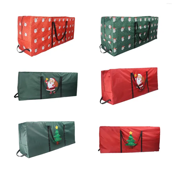 Sacos de armazenamento Organizador de saco de árvore de Natal para adereços de fantasia pingentes decoração de festa