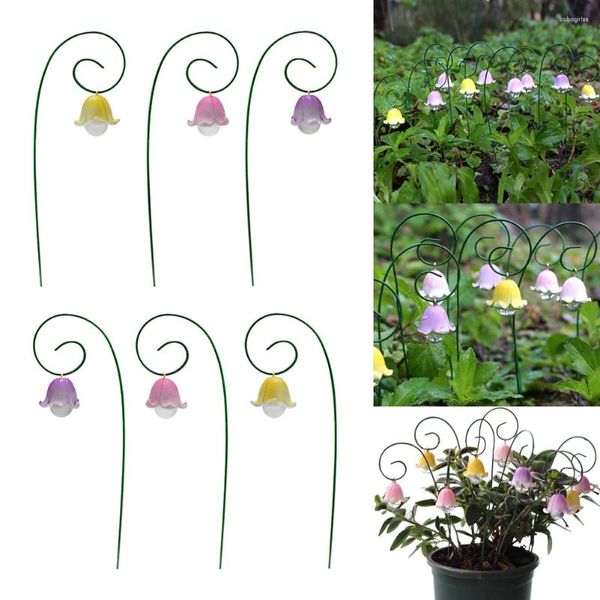 Fiori decorativi Supporto per plettri per fiori Decorazione da giardino finta per esterni Accessorio fata finta per la camera da letto della cucina di casa