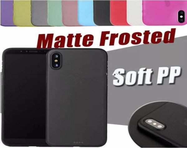 03mm Ultra İnce İnce Mat Buzlu Telefon Kılıfı Tam Kapsamlı Şeffaf Esnek PP İPhone 11 için PRO MAX X XS XR 8 7 6 6S8136389