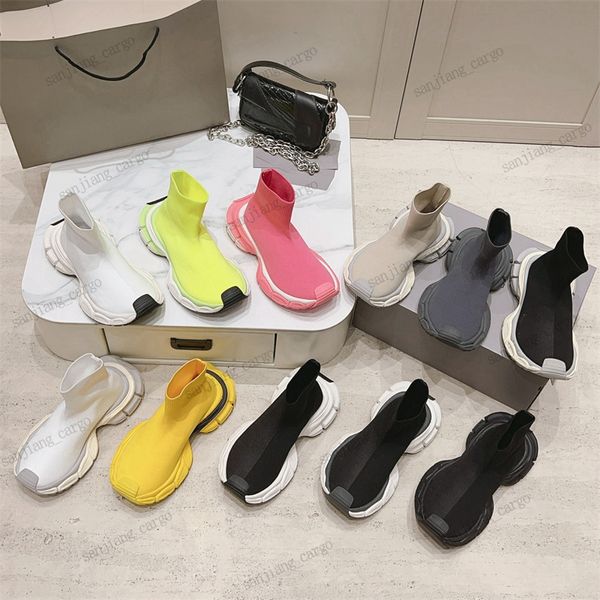 Модные переработанные носки Knit Speed 2.0, туфли-мюли, дизайнерские кроссовки для мужчин и женщин, кроссовки Paris Speed 3.0, роскошные сетчатые носки на открытом воздухе, носки 3XL, размер обуви 35-45