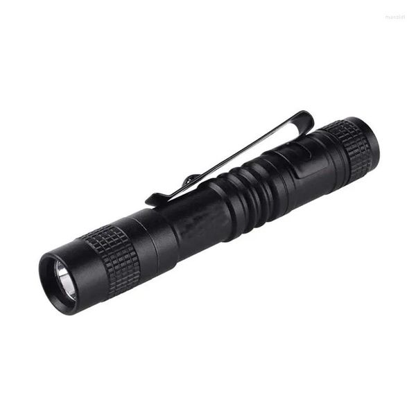 Torce Torce Torcia a penna Super piccola Mini Xpe-R3 Lampada a LED Clip da cintura Tasca leggera con fondina Consegna a goccia Sport all'aperto Campi Dhizp