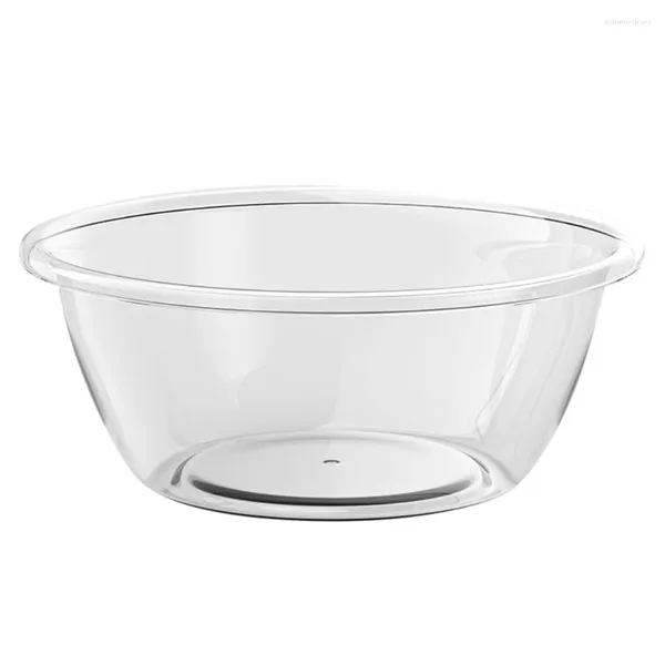 Set di accessori da bagno Lavabo in plastica trasparente per piatto per la pulizia del viso Ciotola per salone Lavaggio del bagno Vasca per forniture da cucina