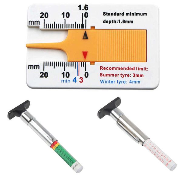 Upgrade Auto Reifen Reifen Profil Tiefe Gauge Meter Auto Reifen Tragen Erkennung Mess Werkzeug Sattel Dicke Messgeräte Auto Werkzeug