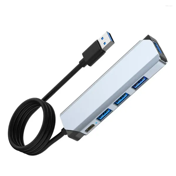 Hub de cabo conveniente driver de saída estável livre usb3.0/usb2.0/tipo-c interface acessórios de doca de expansão de computador