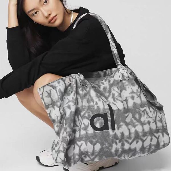 AL Yoga сумка через плечо дорожная сумка-клатч большой багажник спортивная сумка Роскошная дизайнерская сумка модная сумка для выходных Женские сумки Нейлоновые наплечные мужские ремни Tote