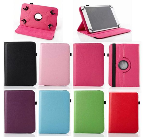 Custodia universale in pelle PU con vibrazione regolabile a rotazione a 360° per 7 8 9 10 101 102 pollici Tablet PC MID5915459