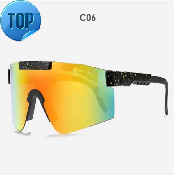 2024 Vipers Colorful Pits Film Hot Rennrad-Brille für Männer und Frauen, Outdoor-Sport, winddichte Sonnenbrille