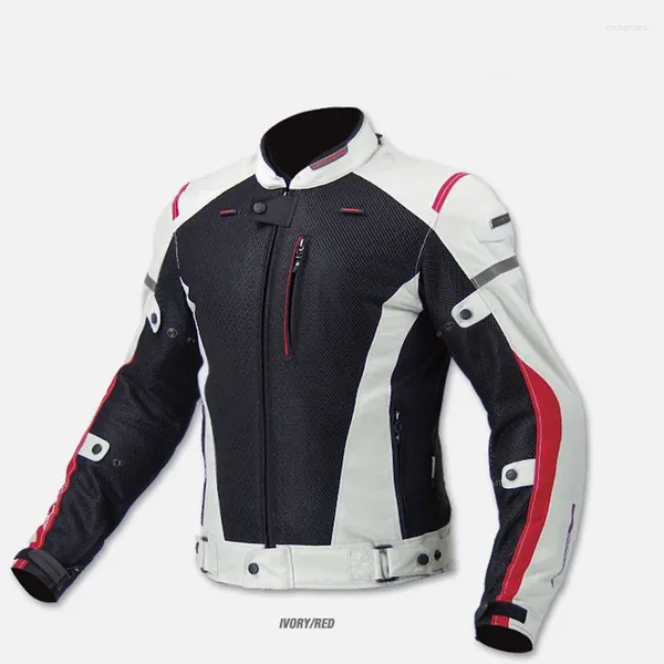 Мотоциклетная куртка, водонепроницаемая гоночная дышащая байкерская одежда, внутренняя съемная внедорожная встроенная защита