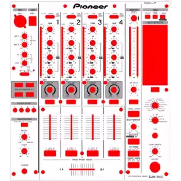 Janela adesivos dj controlador película protetora cdj2000limited disco mais leve painel de pele adesivo cor customizável