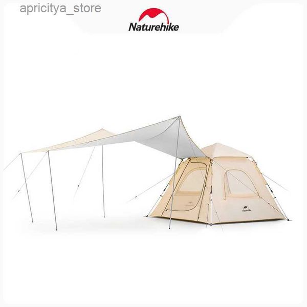 Tendas e Abrigos Naturehike Novo Ango Camping Tenda Automática de Abertura Rápida Tenda ao Ar Livre e Dossel Integrado Portátil Tenda de Acampamento de Proteção Solar24327