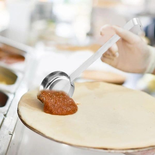 Cucchiai per pizza Cucchiaio per salsa Utensile da cucina Torta Decorazione fai-da-te Strumento di cottura che serve per piatti decorativi in vaso da buffet