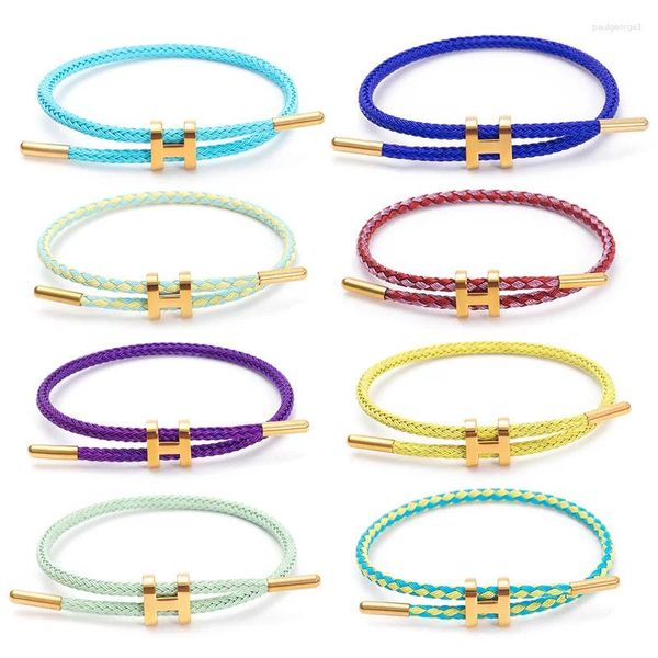 CHARM BRACELETS MODA Soluk Paslanmaz Çelik Tel Waterpro Halat ayarlanabilir titanyum su geçirmez ve sweatpro bilezik