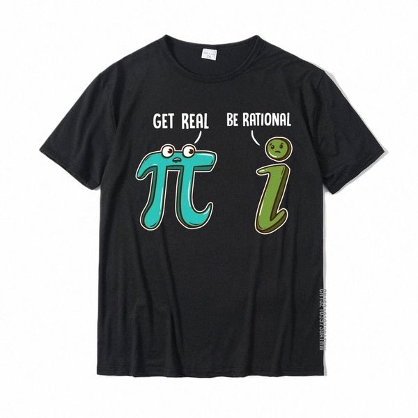 Seja Ratial Get Real Funny Math Joke Statistics Pun Lg Sleeve T-Shirt Cott Tops T Shirt Funny Faddish Slim Fit T Shirt W6Rm #