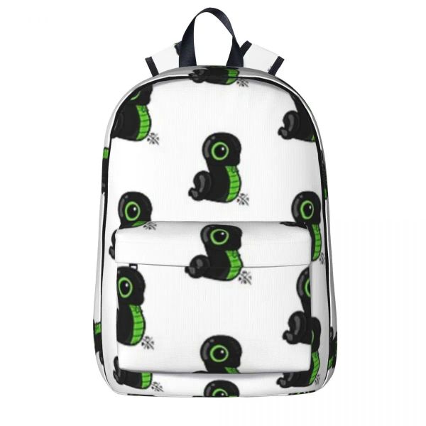 Mochila sneki snek ventilador design razer adesivo mochilas grande capacidade crianças saco de escola bolsa de ombro portátil mochila de viagem