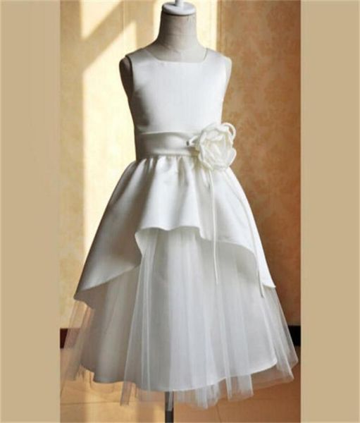 Brandneue Blumenmädchenkleider, Party, Festzug, Kommunionkleid, Prinzessin, kleine Mädchen, Kinder, Kinderkleid für Hochzeit17476512231032